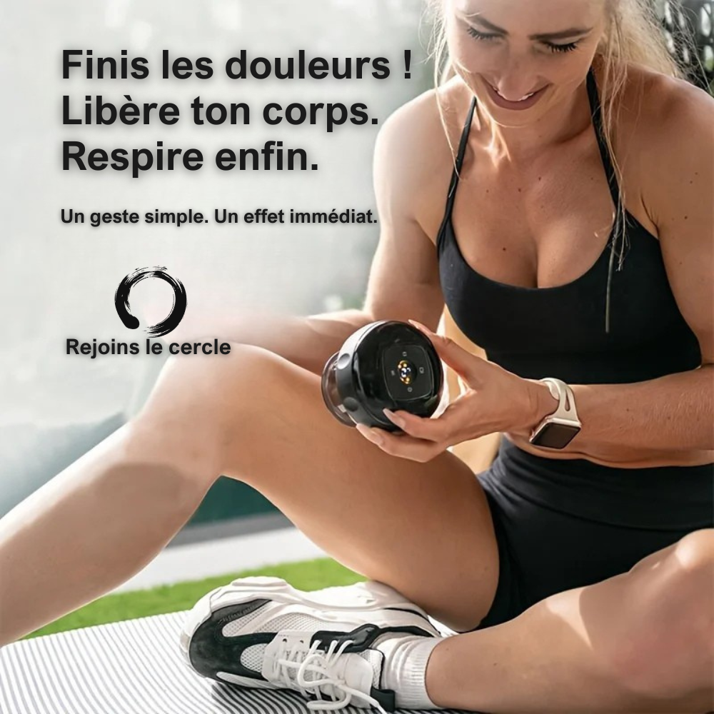 Avec la Smart Cup Massager, fini les douleurs !